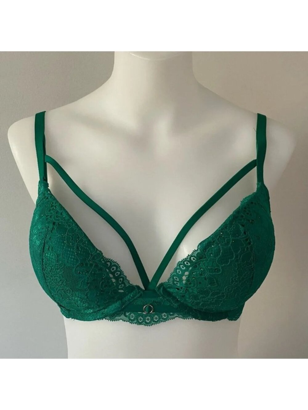 La Senza Green Beyond Sexy Lace Push Up Bra - 32DD